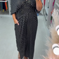 🔥HOT SALE 49% OFF💝Polka Dot Printed Elastic Waist Jumpsuit