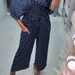 🔥HOT SALE 49% OFF💝Polka Dot Printed Elastic Waist Jumpsuit