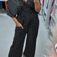 🔥HOT SALE 49% OFF💝Polka Dot Printed Elastic Waist Jumpsuit
