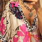 🎉2025 New Products Hot Sale✨Women’s Deep V-Neck Short Sleeve Printed Dress