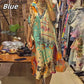 🎉2025 New Products Hot Sale✨Women’s Deep V-Neck Short Sleeve Printed Dress