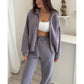 💕Hot Sale 50% OFF💕Triple Threaded High-Neck Casual Sportswear 2-piece set