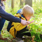 Portable Microscope for Kids with Built-in Magnifier