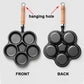 4/5-cup Cast Iron Non-stick Egg Frying Pan