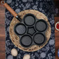 4/5-cup Cast Iron Non-stick Egg Frying Pan