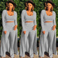 🔥Early Black Friday Sale:50% OFF🔥Women’s Stretch Knitted Tank Top High-waist Leggings and Long Cardigan 3-piece Set