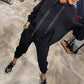 🔥2025 Hot Sale🔥 Women's 2 Piece Set Drawstring Hooded Tops & Pants