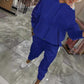 🔥2025 Hot Sale🔥 Women's 2 Piece Set Drawstring Hooded Tops & Pants