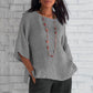 Last Day Promotion 70% off 🔥Spring 2023 fashion solid color cotton linen top