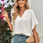 🔥Hot Sale V-neck solid color fur ball blouse female