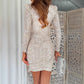 🎅Christmas 50% off sale💥Sequin V-Neck Wrap Dinner Dress