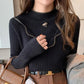 ✨Winter Offer💖Women's Sweet Mock Neck Sweater for Fall & Winter Layering