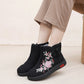 Women's Padded Warm Embroidered Snow Boots