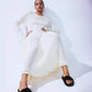 Women's Elegant Ruffle Tie Back Maxi Dress