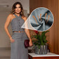 🔥Hot🔥 Retro Sleeveless Long Skirt Two Piece Set