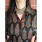 Women's Fashion Loose Casual Printed Shirt and Striped Wide Leg Pants Set