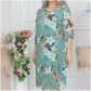🔥Last Day Sale 49%💝Women's Floral Print Knee-Length Dress