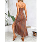 Printed Cami Maxi Dress with Side Split