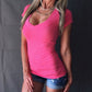 Women's Summer Deep V Neck Slim Tops