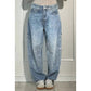 Straight-Leg Rhinestone Jeans for Women