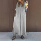 Casual Flowy V-neck Dress For Women