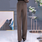 Women's Casual High-Waisted Straight Leg Pants