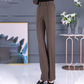Women's Casual High-Waisted Straight Leg Pants