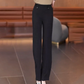 Women's Casual High-Waisted Straight Leg Pants