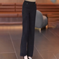 Women's Casual High-Waisted Straight Leg Pants