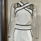 Stylish Cross Neck Top & Wide Leg Pants Two Piece Set
