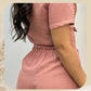 Fashion Bow Tie Shirt + Shorts 2-Piece Set