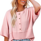 🌿Casual Button Down Waffle Knit Top