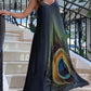 Floral Loose Fit Spaghetti Strap Maxi Dress