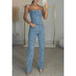 Women's Glitter Top and Pants 2-Piece Set
