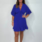 Women’s V Neck Babydoll Mini Dress