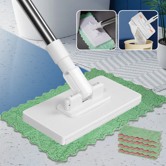 🔥Last Day Sales 50% OFF🔥Disposable Dust Mop with 4 Reusable Cloths