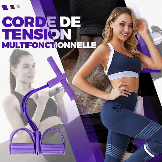 Faixa Elástica com Pedal para Exercícios