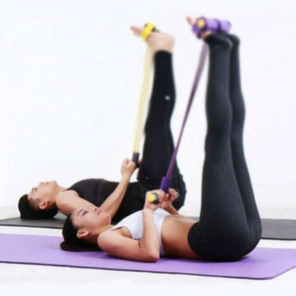 Faixa Elástica com Pedal para Exercícios